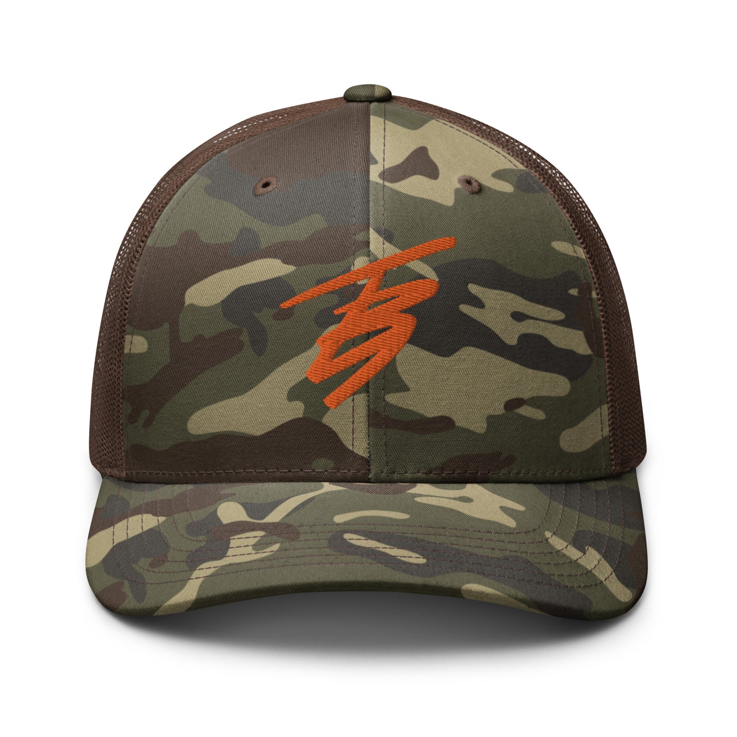 Camo & Orange | TB9 Mesh Hat