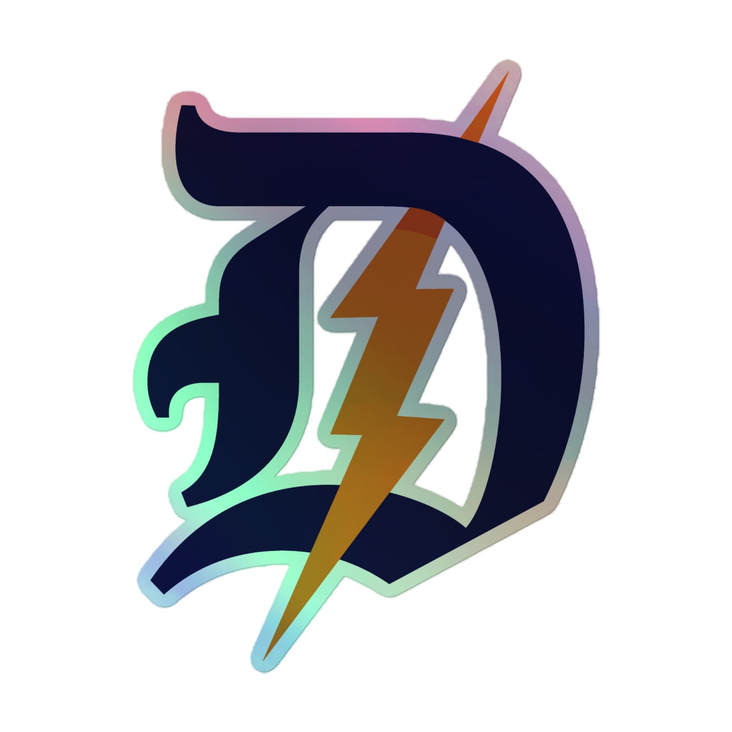 Lightning Holographic sticker