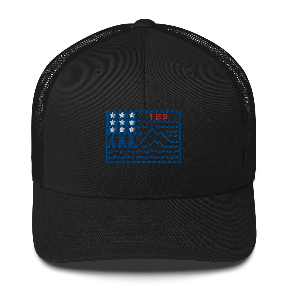 TB9 Patriotic || Mesh Hat