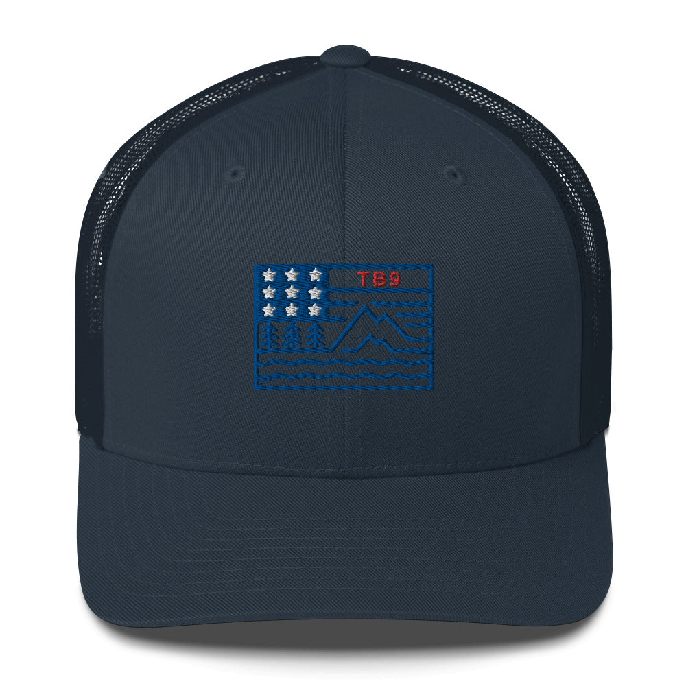 TB9 Patriotic || Mesh Hat