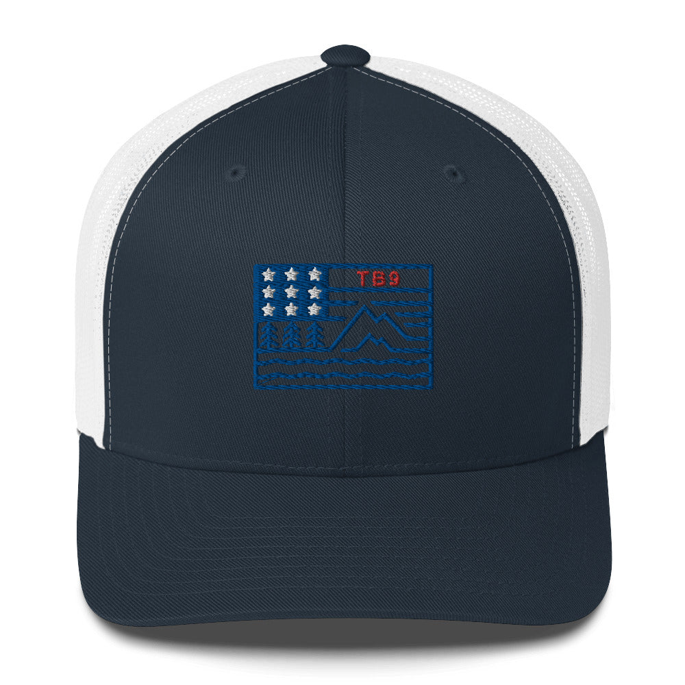 TB9 Patriotic || Mesh Hat