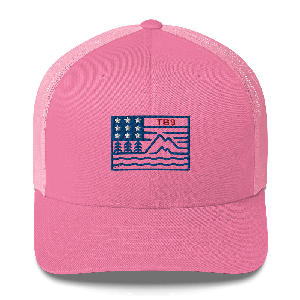 TB9 Patriotic || Mesh Hat