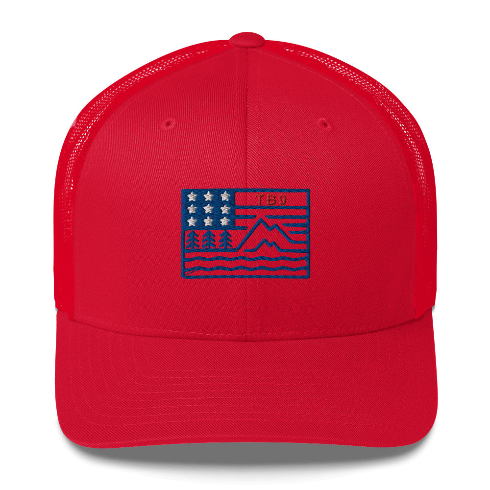 TB9 Patriotic || Mesh Hat