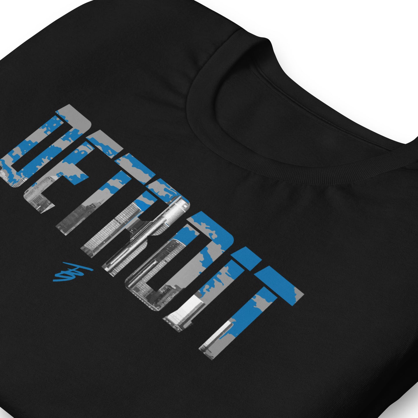 Detroit Blue + Grey || TB9 Unisex t-shirt