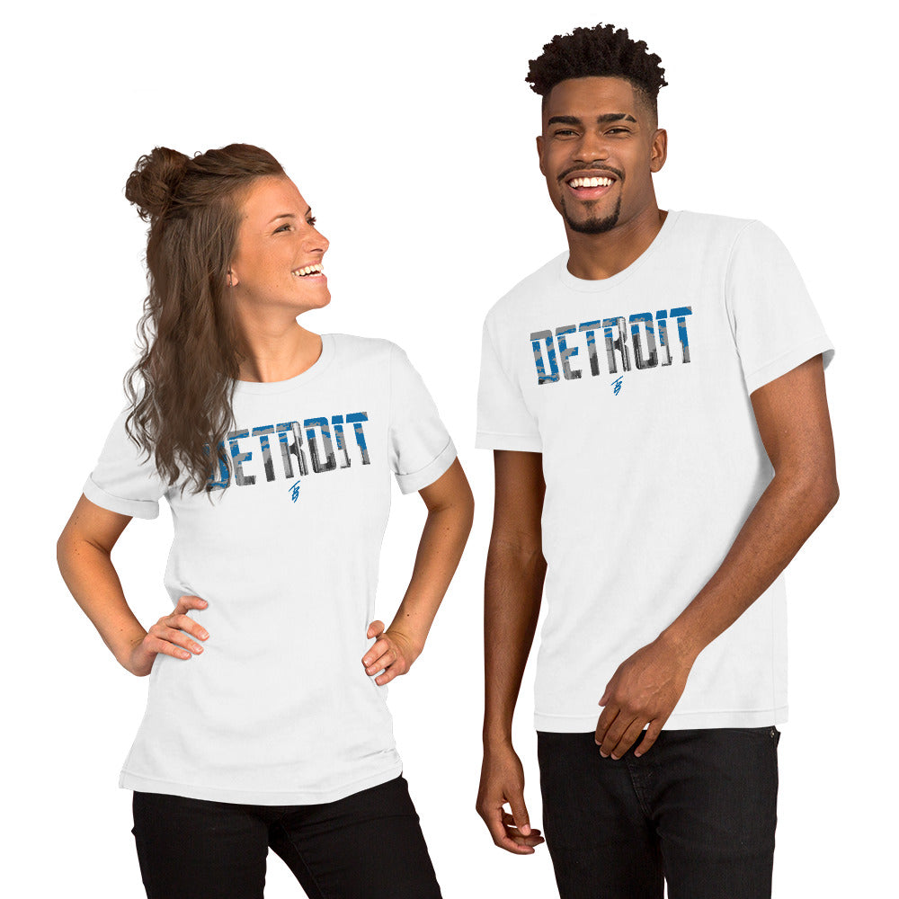 Detroit Blue + Grey || TB9 Unisex t-shirt