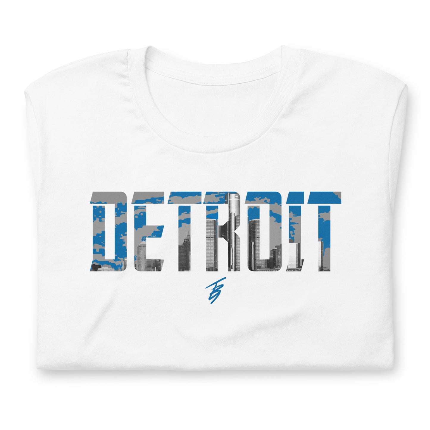 Detroit Blue + Grey || TB9 Unisex t-shirt