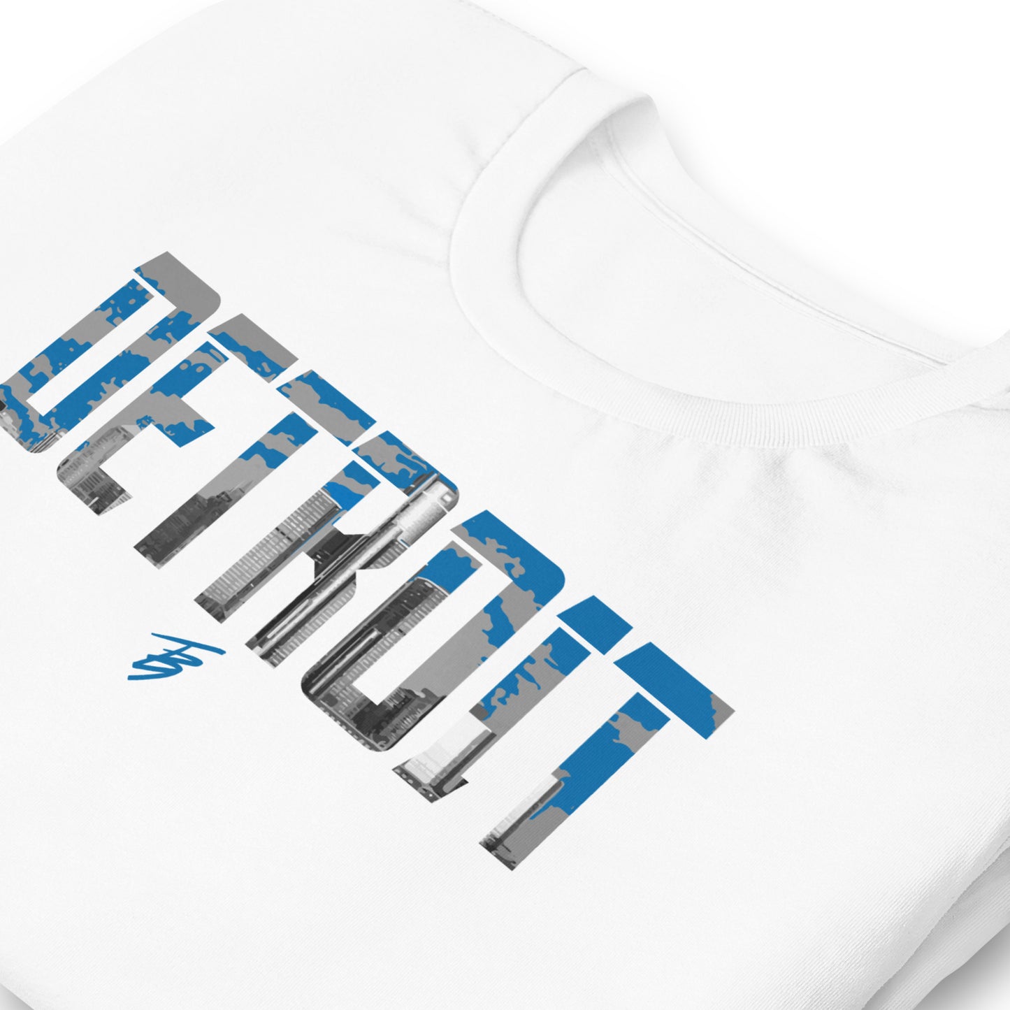 Detroit Blue + Grey || TB9 Unisex t-shirt