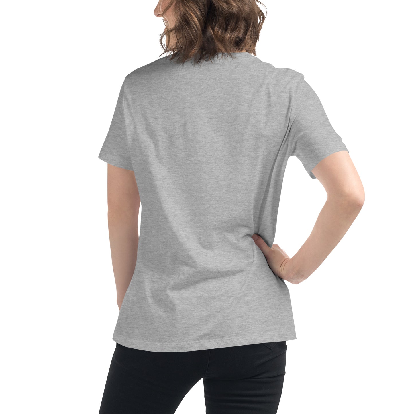 Women's Relaxed T-Shirt || Heather Gray